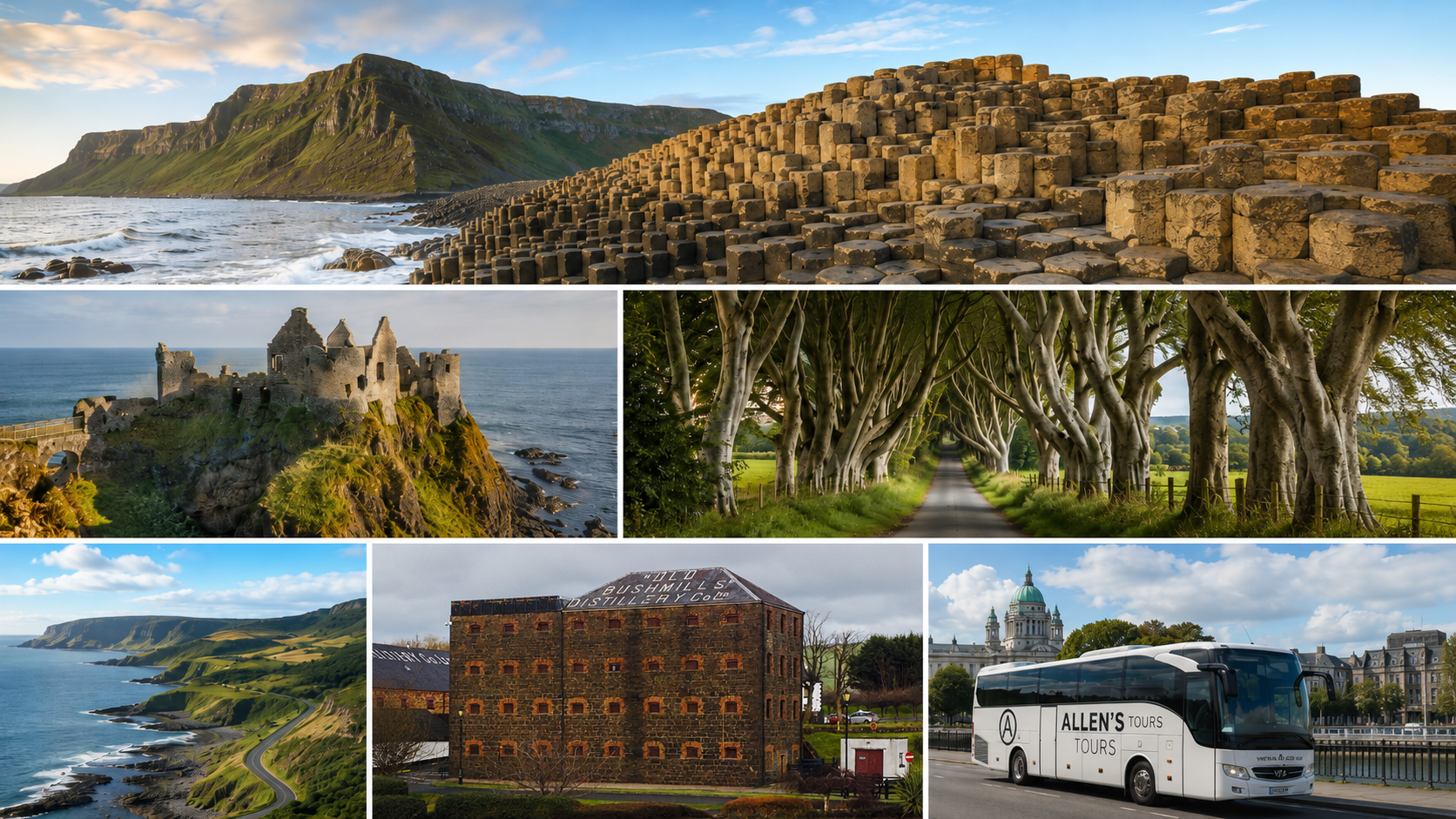 Northern Ireland day trips from Belfast to the Giant’s Causeway and Causeway Coast